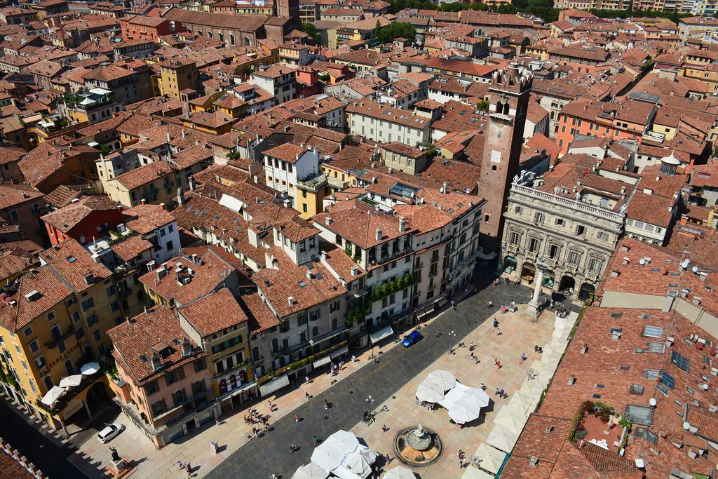 View on Verona from Torre dei Lamberti