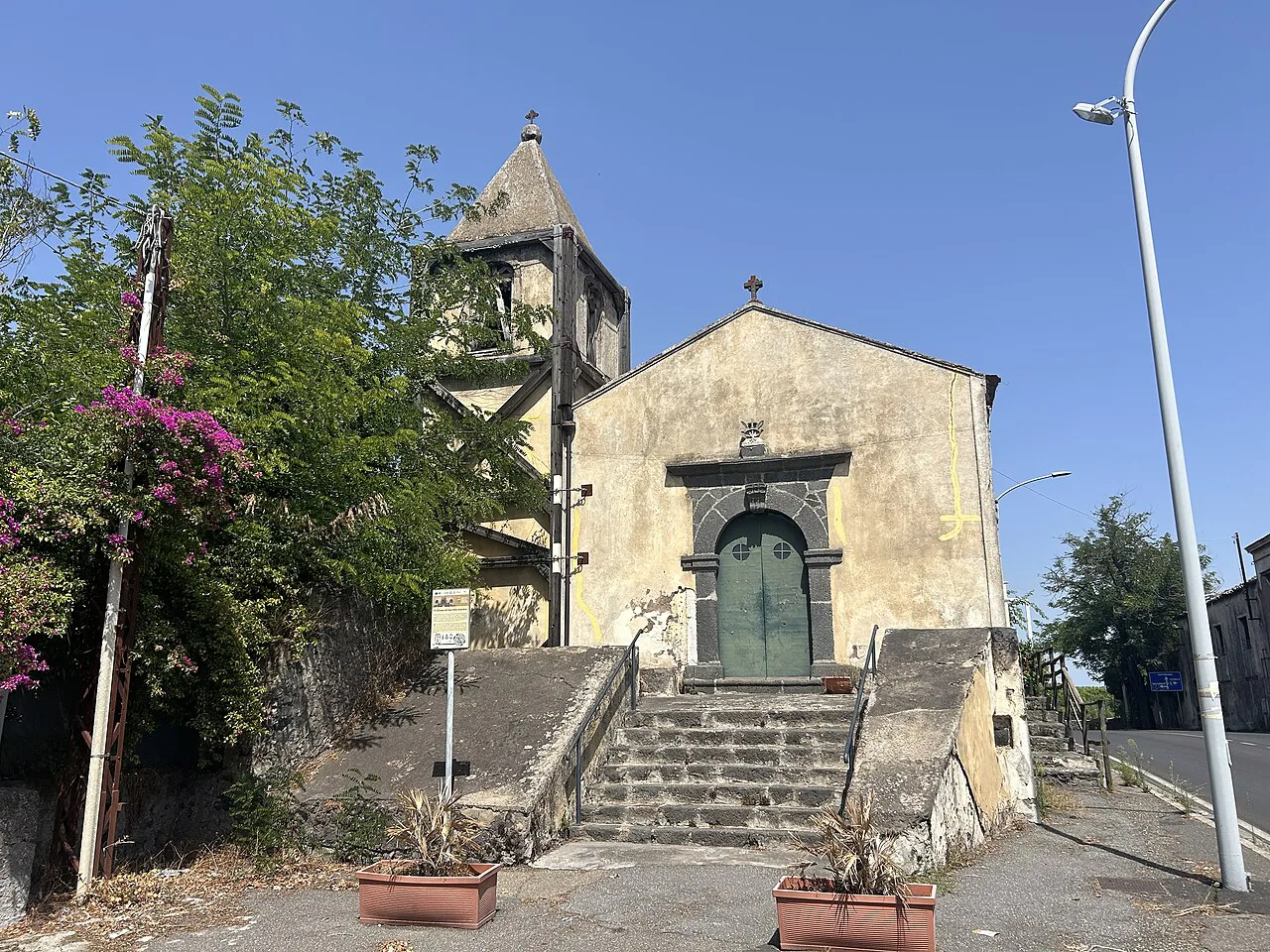 The church of San Vito in Viagrande