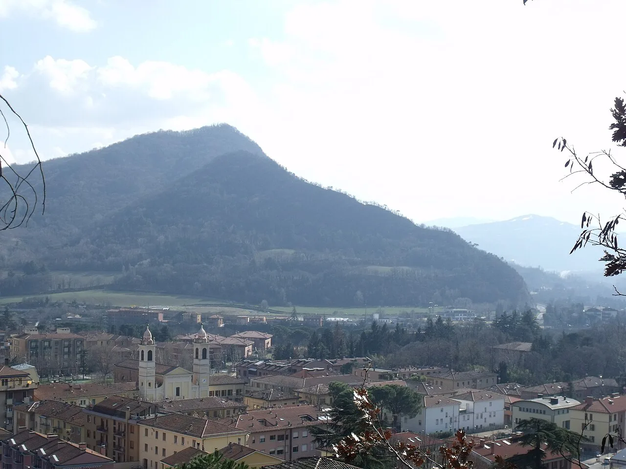 Sasso Marconi and the hills south of Bologna