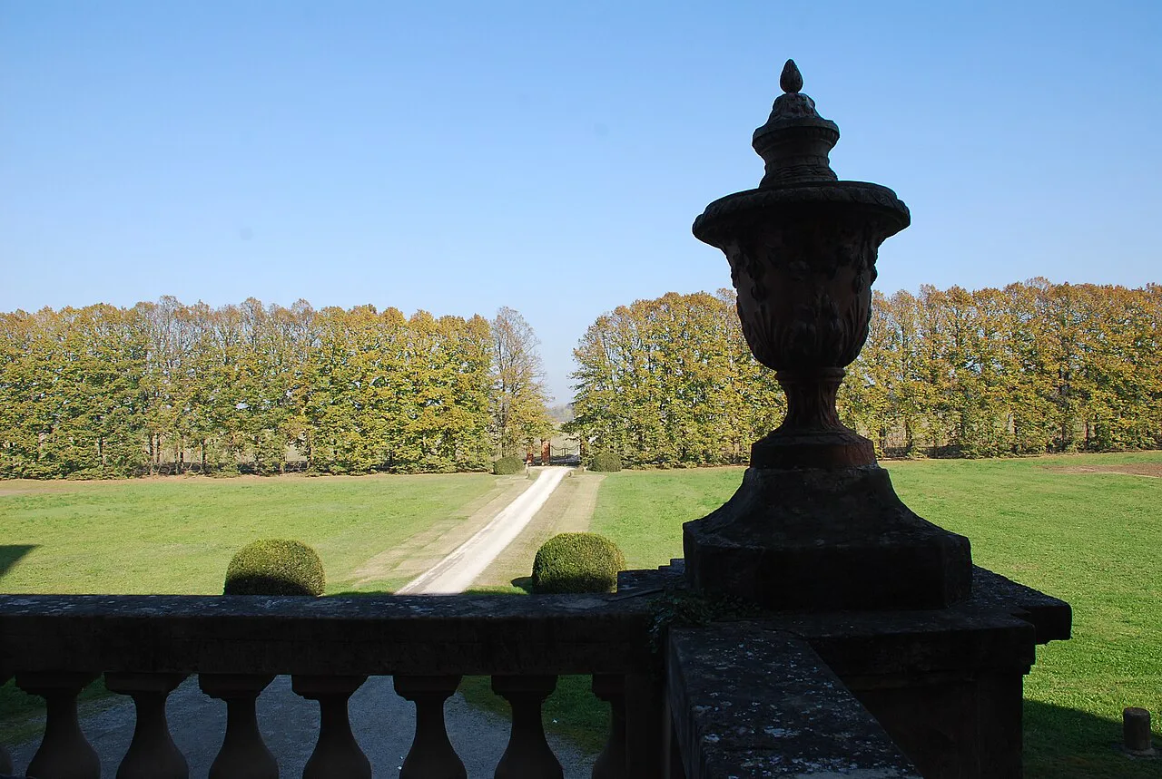 The garden of Palazzo Albergati at Zola Predosa, west of Bologna