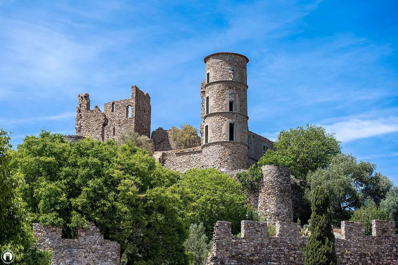 Ruins of the Château de Grimaud, Var