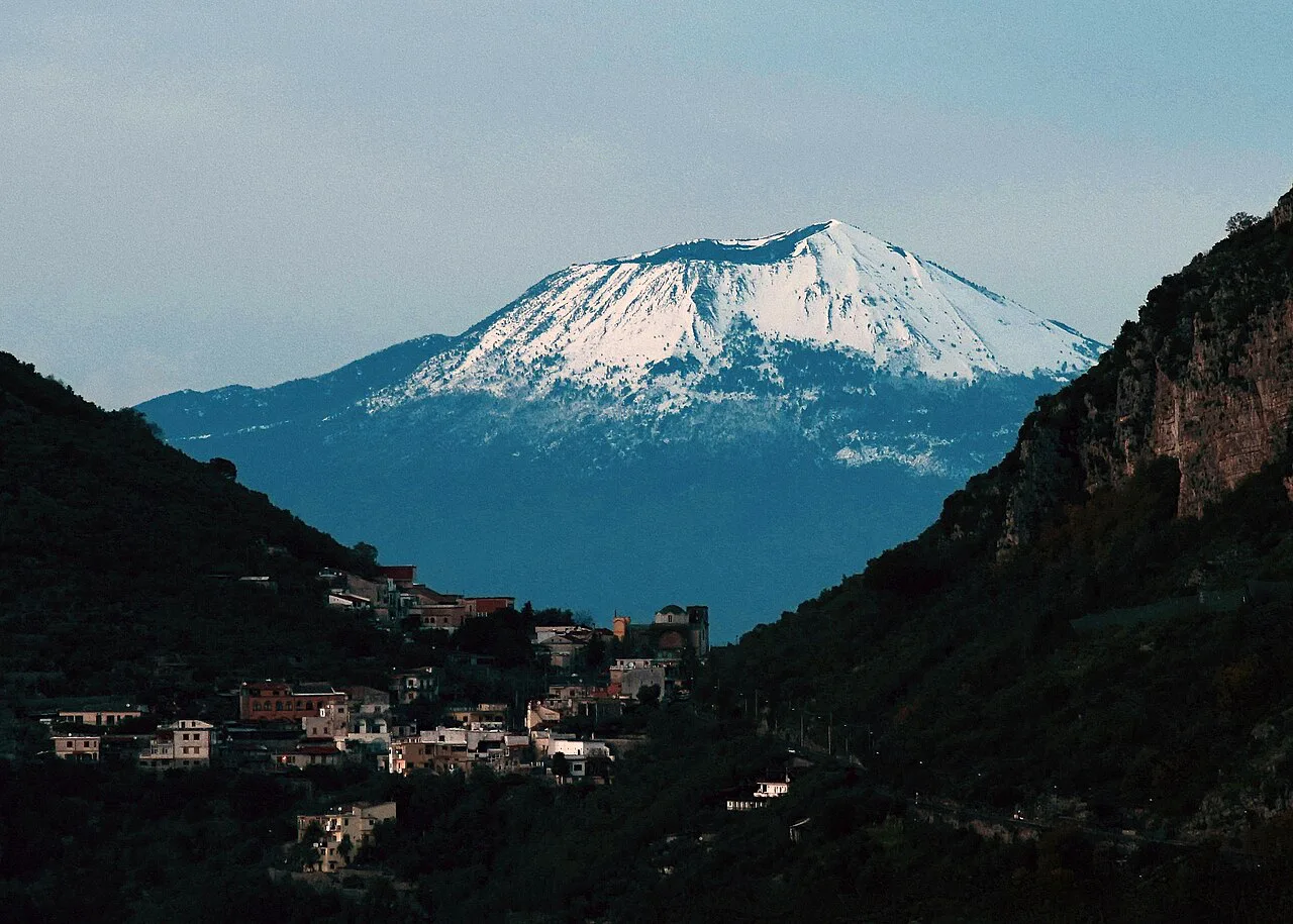 Snow on Vesuvius