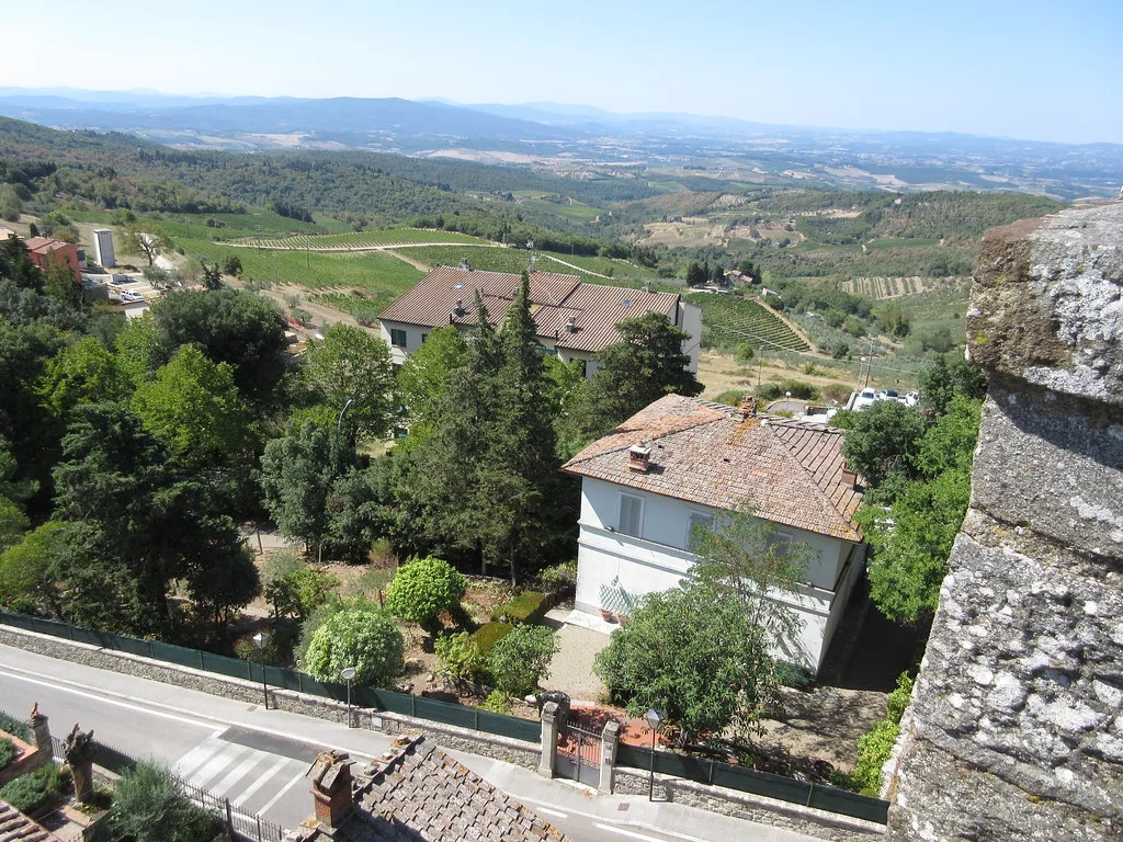 View from the tower in Castellina in Chianti