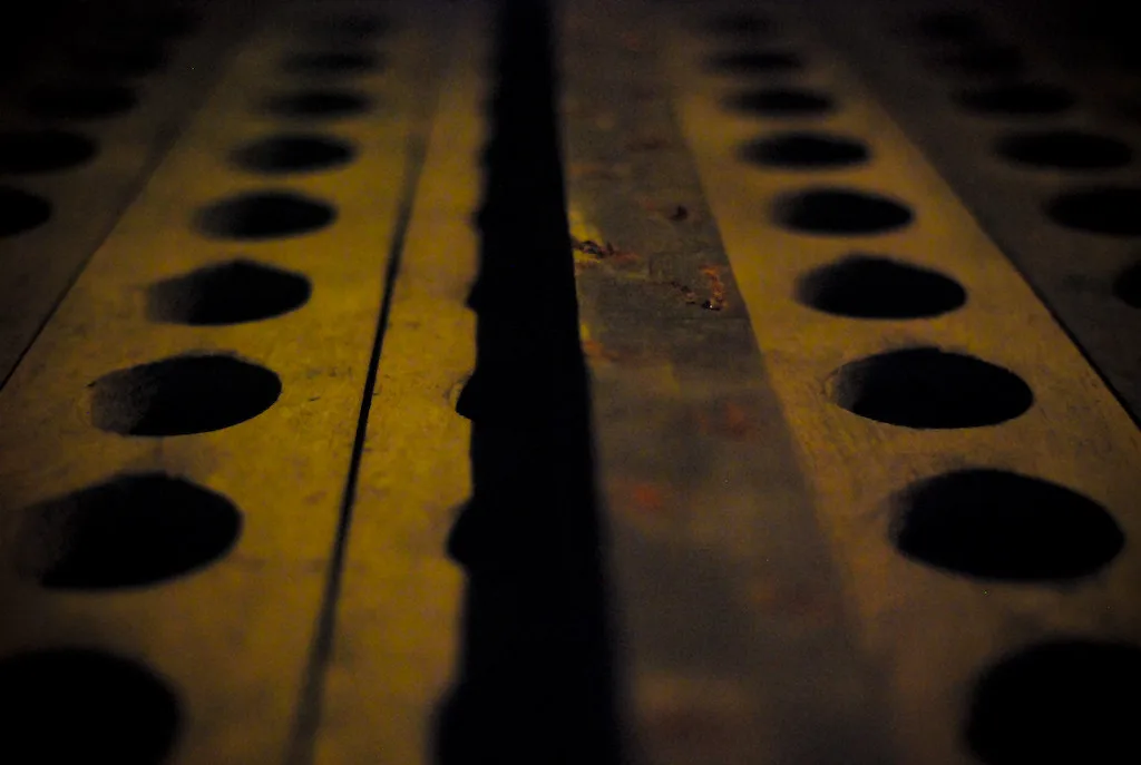 Pupitre riddling rack, Reims