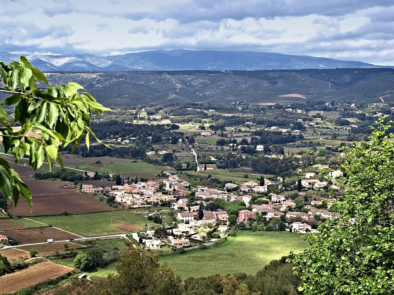 View over Le Brûlat, Le Castellet