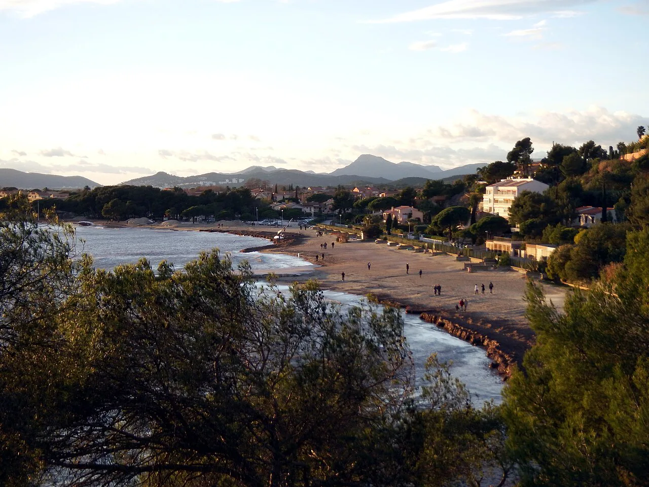 L'Argentière beach at La Londe-les-Maures
