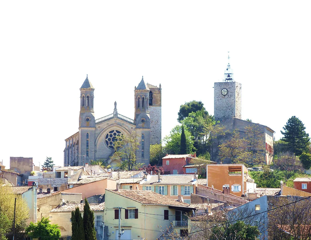 The village of Rians in the Var