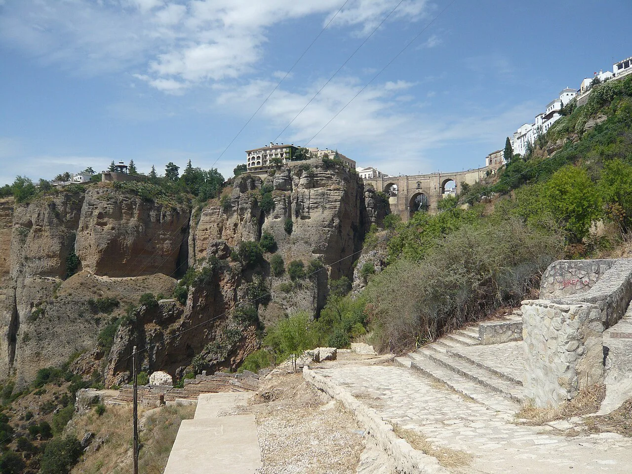 The Tajo gorge at Ronda