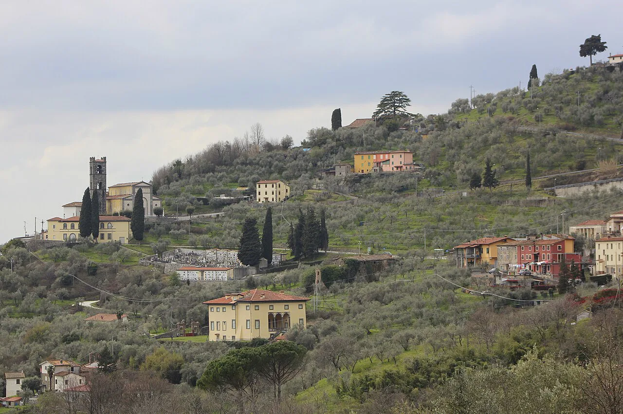 Matraia on the olive-covered hills north of Lucca