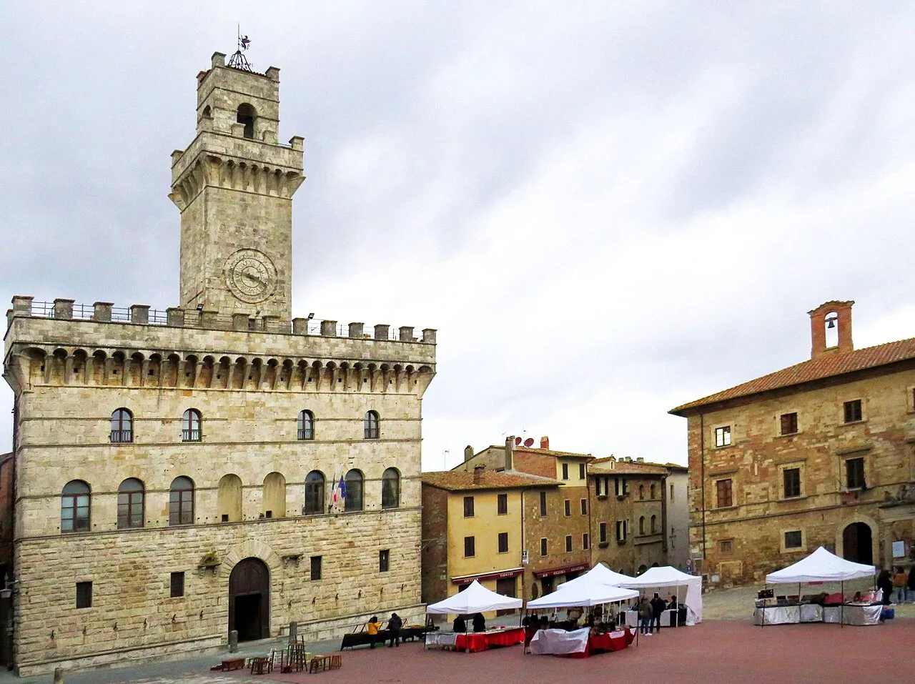 The Palazzo Comunale on Piazza Grande, Montepulciano