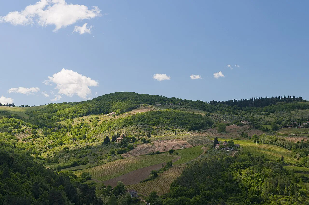 View from Villa Vignamaggio, Greve in Chianti