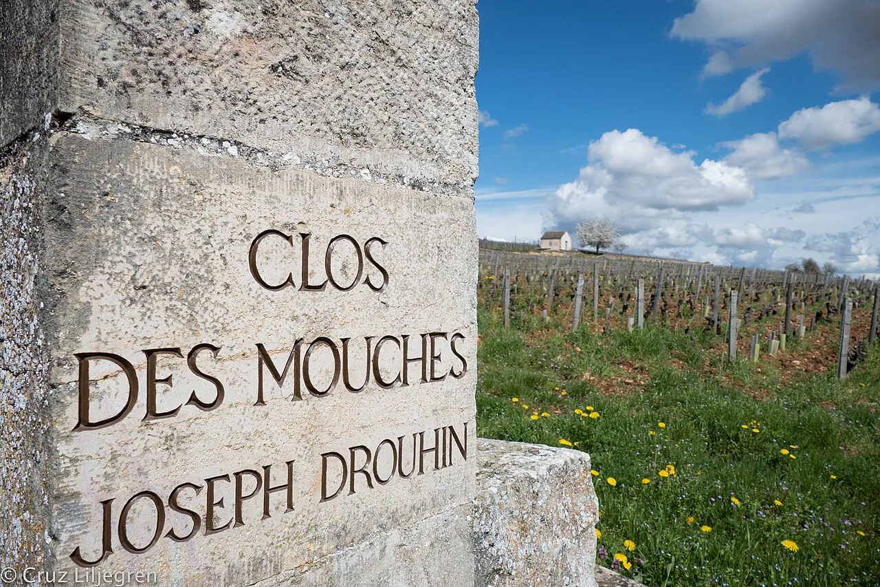 Entrance Clos Des Mouches, Beaune