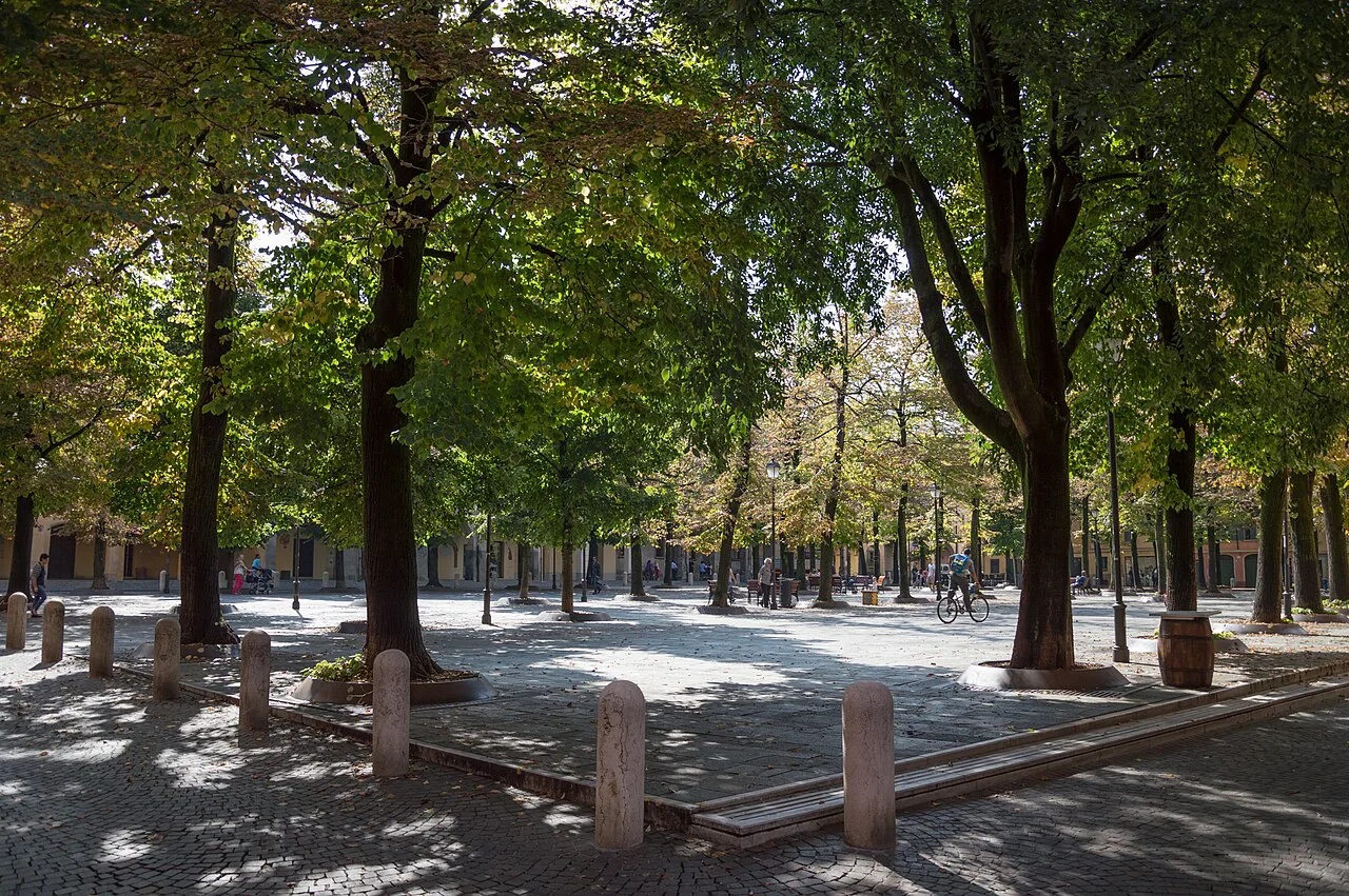 Piazza Fontanesi in Reggio Emilia