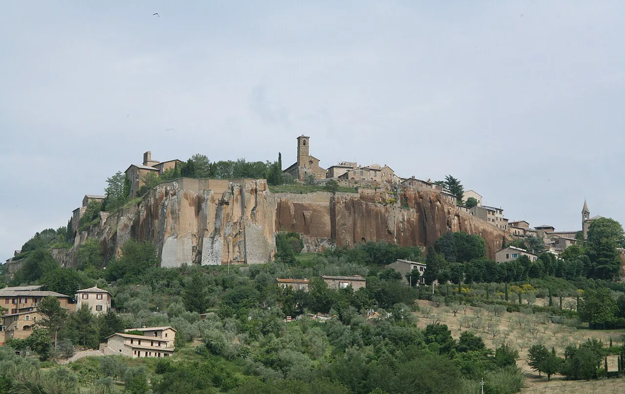 Orvieto's tufa cliffs