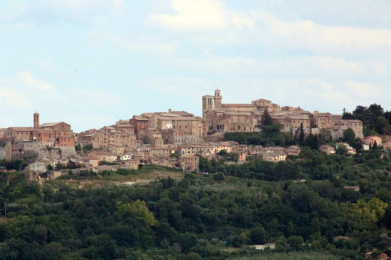 Montepulciano on its ridge