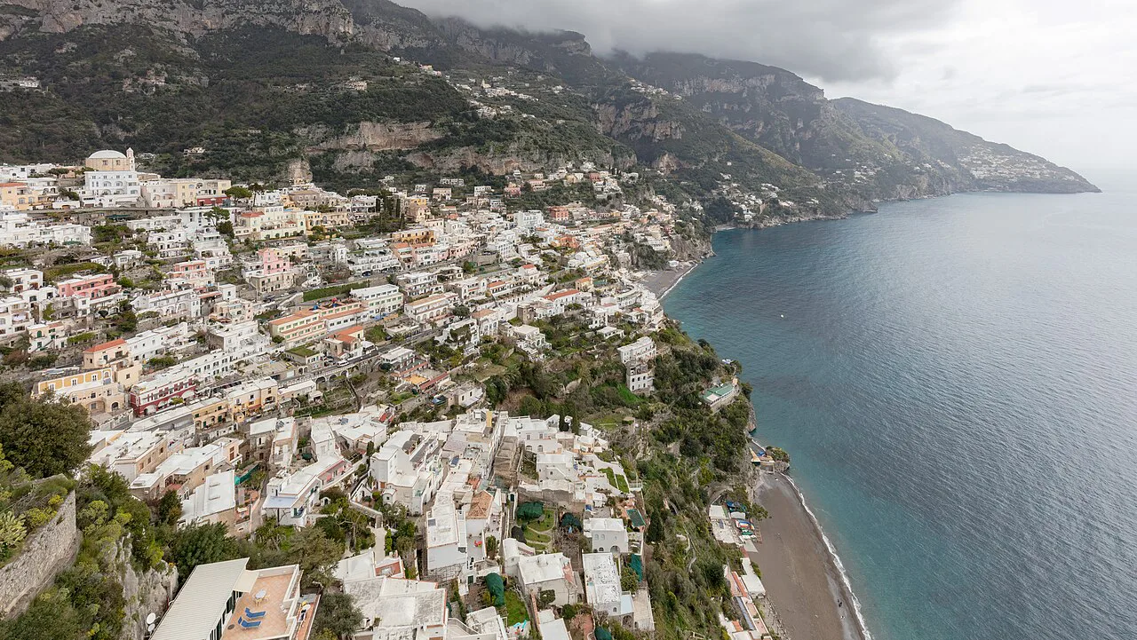 Positano from above