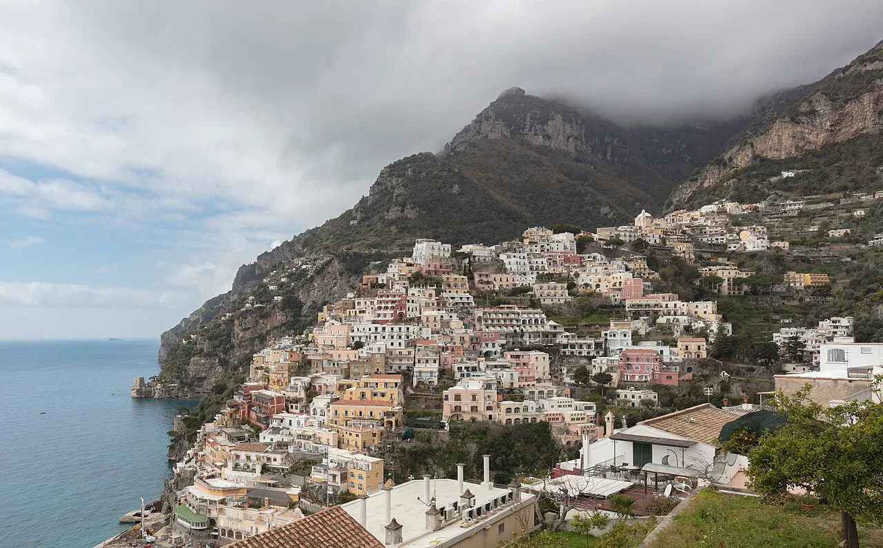Positano's houses climbing the cliffs
