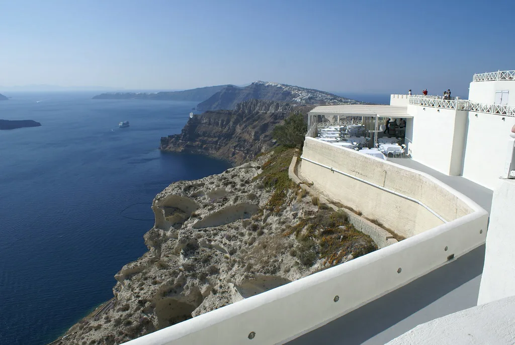 Winery on Santorini, Greece