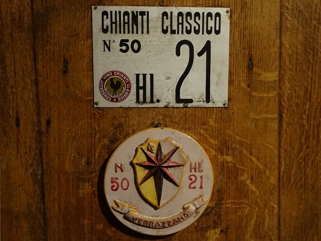 Chianti Classico barrel marking