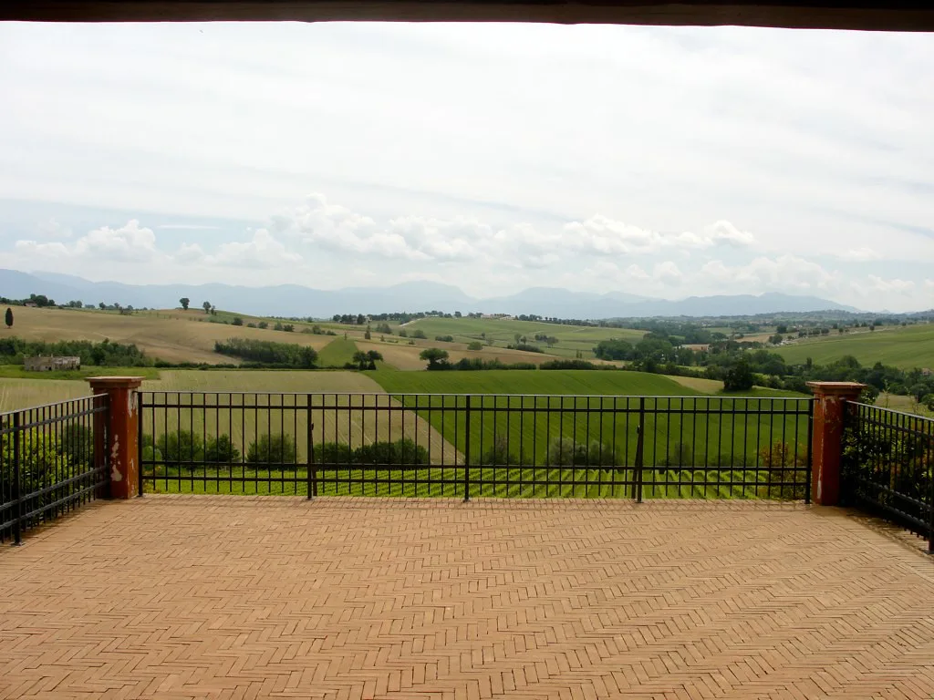 Panorama of the Montefalco countryside