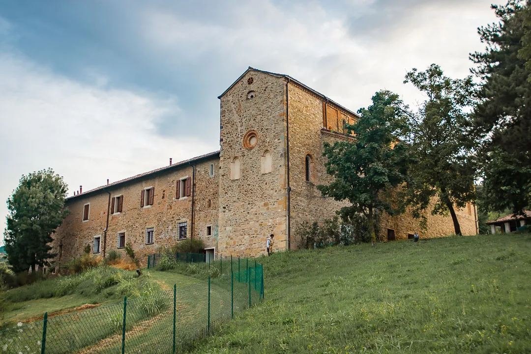 The abbey of Santi Fabiano e Sebastiano in Monte San Pietro