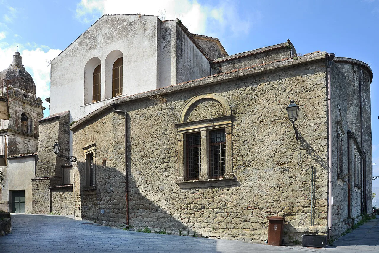 Stone buildings in the old centre of Castiglione di Sicilia