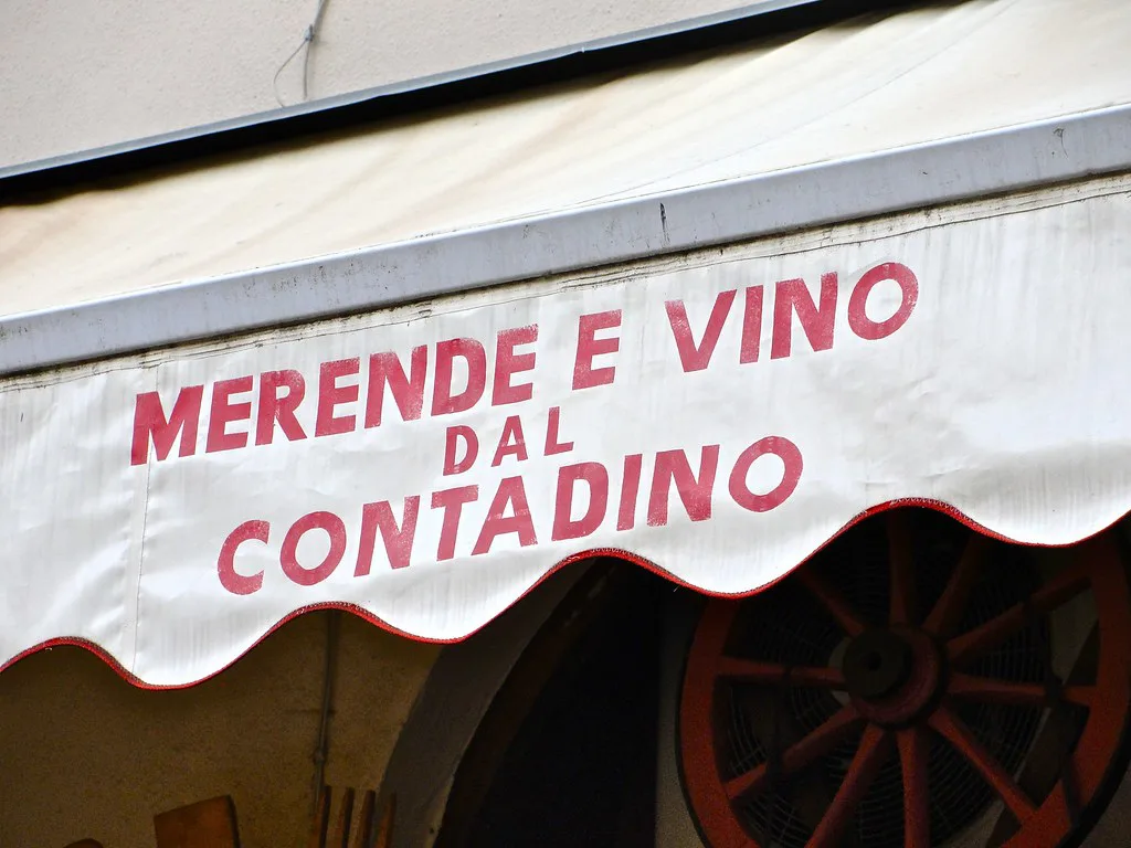 Snacks and wine from the farmer, Orvieto