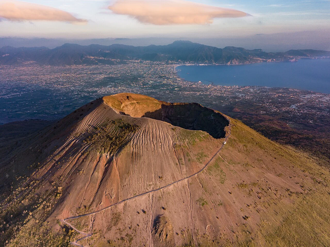Mount Vesuvius crater