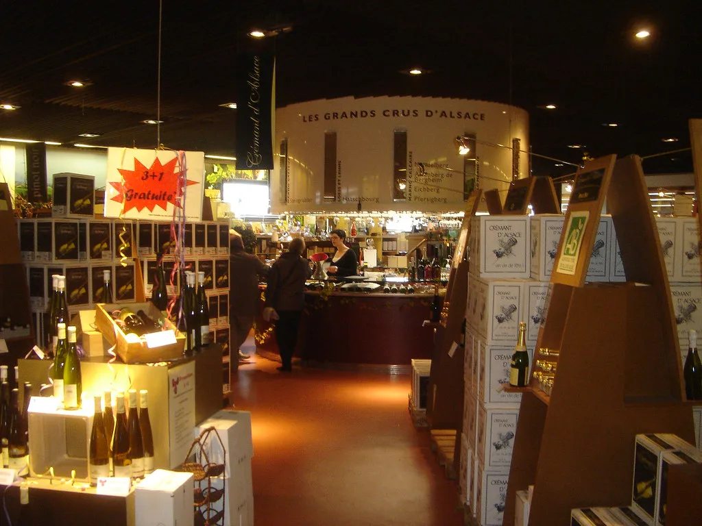 Wolfberger wine shop
